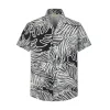 Chemise manches courtes à imprimé fleuri