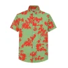 Chemise manches courtes à imprimé fleuri