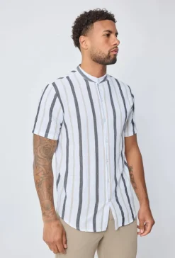 Chemise manches courtes à boutons