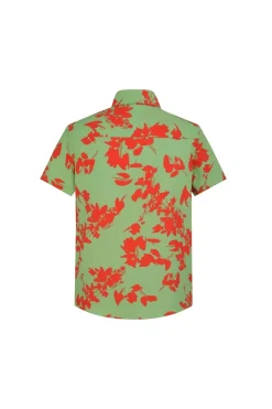 Chemise manches courtes à imprimé fleuri