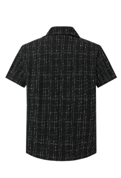 Chemise manches courtes à carreaux