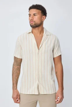 Chemise manches courtes à boutons