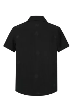 Chemise manches courtes à motifs fleuris