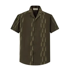 Chemise manches courtes à motifs