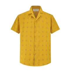 Chemise manches courtes à motifs