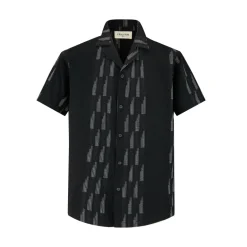 Chemise manches courtes à motifs