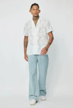 Chemise manches courtes à boutons