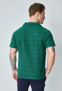 Chemise manches courtes à motifs