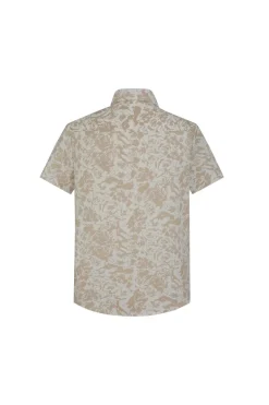 Chemise manches courtes à imprimé fleuri