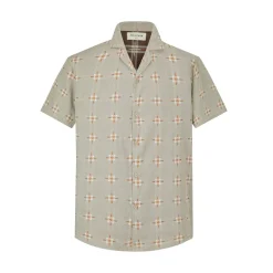 Chemise manches courtes à motifs