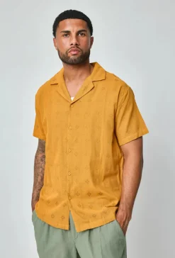 Chemise manches courtes à motifs