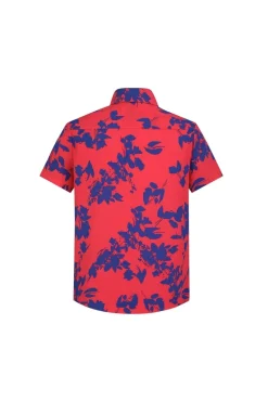 Chemise manches courtes à imprimé fleuri