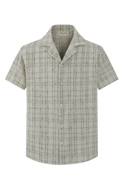 Chemise manches courtes à carreaux