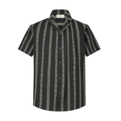 Chemise manches courtes à rayures