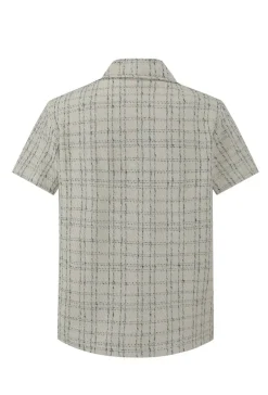Chemise manches courtes à carreaux