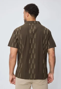 Chemise manches courtes à motifs