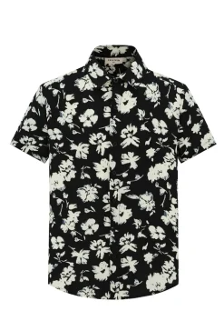Chemise manches courtes botanique
