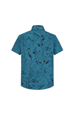 Chemise manches courtes boutonnée