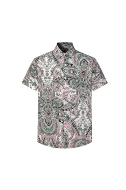Chemise manches courtes col classique