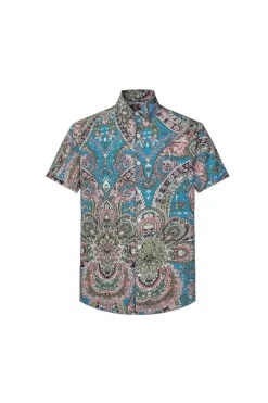 Chemise manches courtes col classique