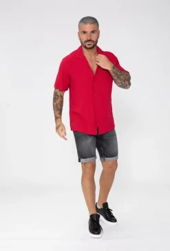 Chemise manches courtes décontractée