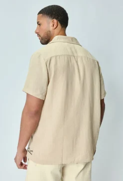 Chemise manches courtes fleurie