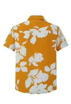 Chemise manches courtes fleuris