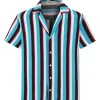 Chemise manches courtes rayée