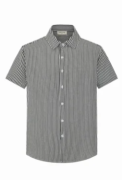 Chemise manches courtes rayée