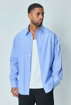 Chemise manches longues à rayures