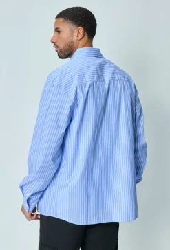 Chemise manches longues à rayures