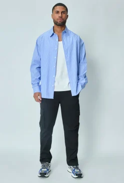 Chemise manches longues à rayures