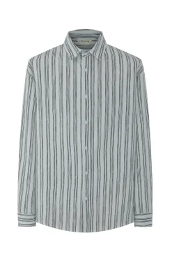 Chemise manches longues a rayures