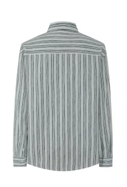 Chemise manches longues a rayures
