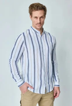 Chemise rayée manches longues
