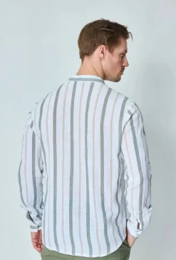 Chemise rayée manches longues