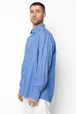 Chemise simple à rayures