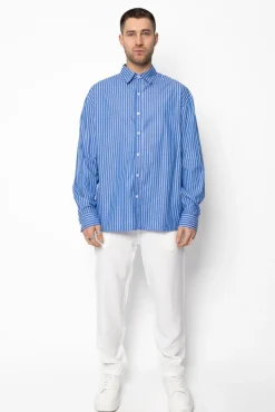 Chemise simple à rayures