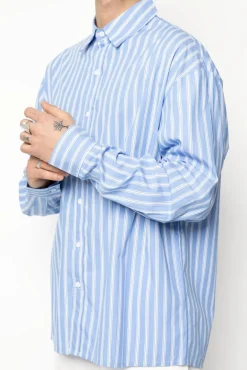 Chemise simple à rayures