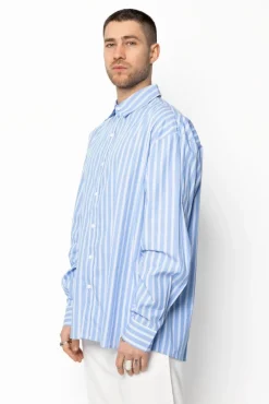 Chemise simple à rayures