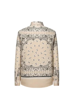 Chemise structuré manches longues motifs bandana