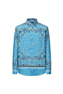 Chemise structuré manches longues motifs bandana