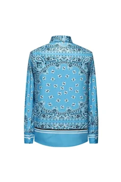 Chemise structuré manches longues motifs bandana