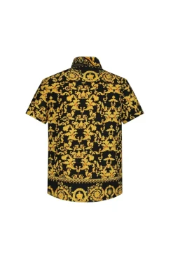 Chemise structurée à motifs baroque