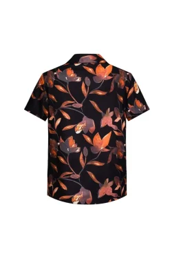 Chemise structurée à motifs fleuri