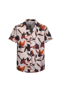 Chemise structurée à motifs fleuri