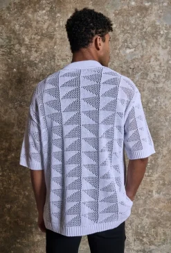 Chemise trouée manches courtes