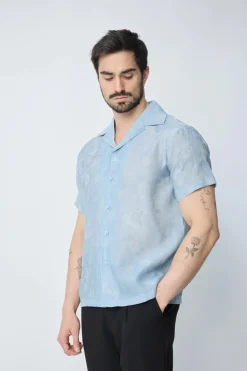 Chemise unie à manches courtes