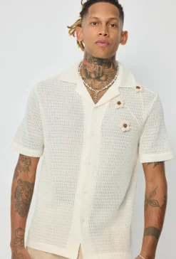 Chemise unie manches courtes