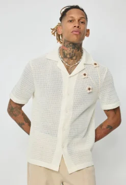 Chemise unie manches courtes